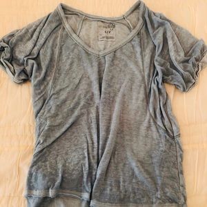 Free people comfy blue tee